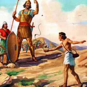 David mengalahkan Goliath