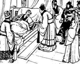 Liu Bei menghadap Tao Qian