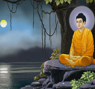 Sidharta, mencapai Pencerahan.